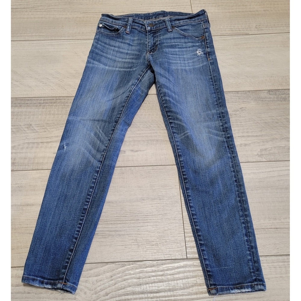 Denim & Supply Ralph Lauren Jeans Women's 27 Crop Skinny Low Rise Stretch 27x26